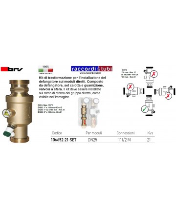 DEFANGATORE BRV DN25 1.1/2...