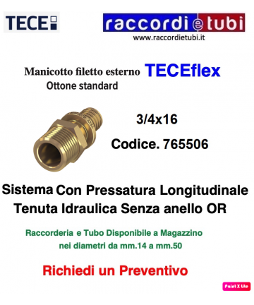 RACCORDO M.DRITTO TECEflex...