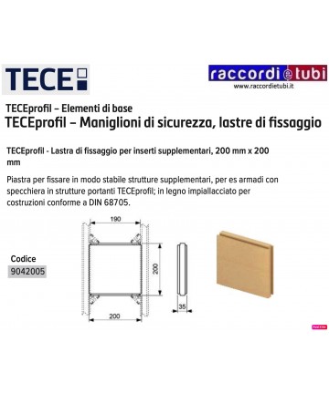 TECEprofil - Lastra di...