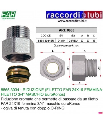 ADATTATORE FAR F.24/19X3/4...