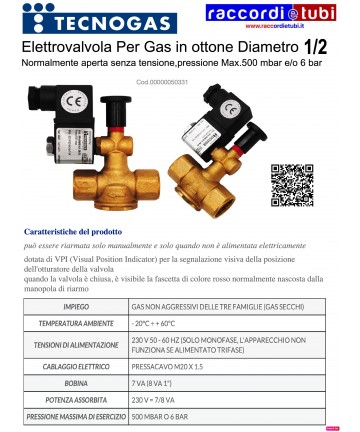 ELETTROVALVOLA GAS IN...