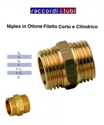 NIPLES OTTONE FILETTO...