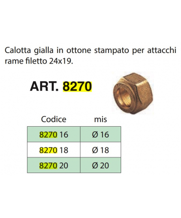 KIT TENUTA PER TUBO RAME Ø 12 art. 8427 12 FAR