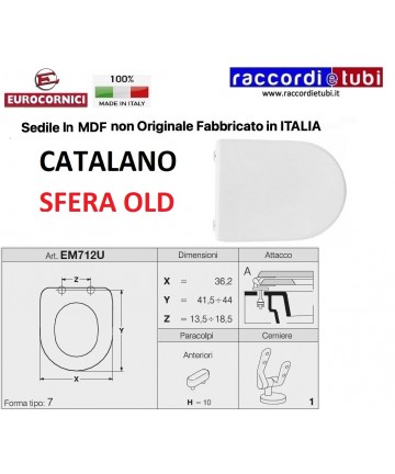 SEDILE PER WC CATALANO...