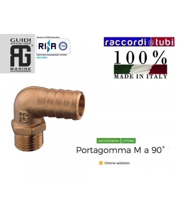 PORTAGOMMA OTTONE CURVO M.1X30